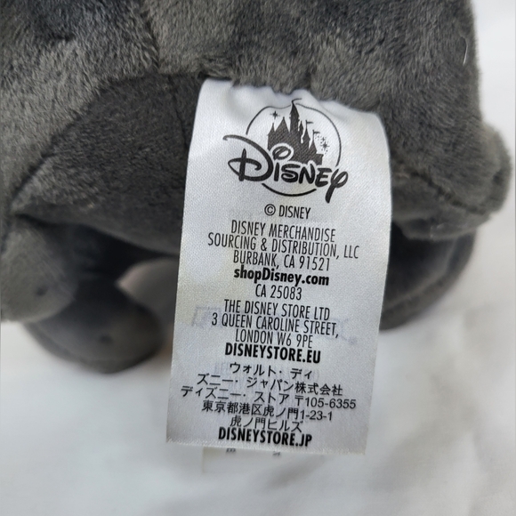Disney Store Bingo Puppy Dog Pals 11" Gray Embroidered Bulldog Plush Toy - Picture 7 of 10